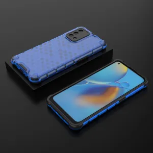 HONEYCOMB Ochranný kryt Oppo A74 modrý
