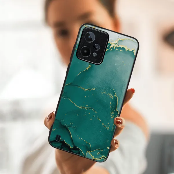 MY ART Ochranný kryt Realme C31 -GREEN MARBLE (145)
