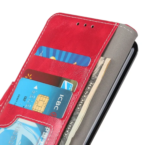 RETRO Peňaženkový obal Nokia C32 červený