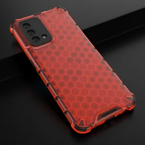 HONEYCOMB Ochranný kryt Oppo A74 červený