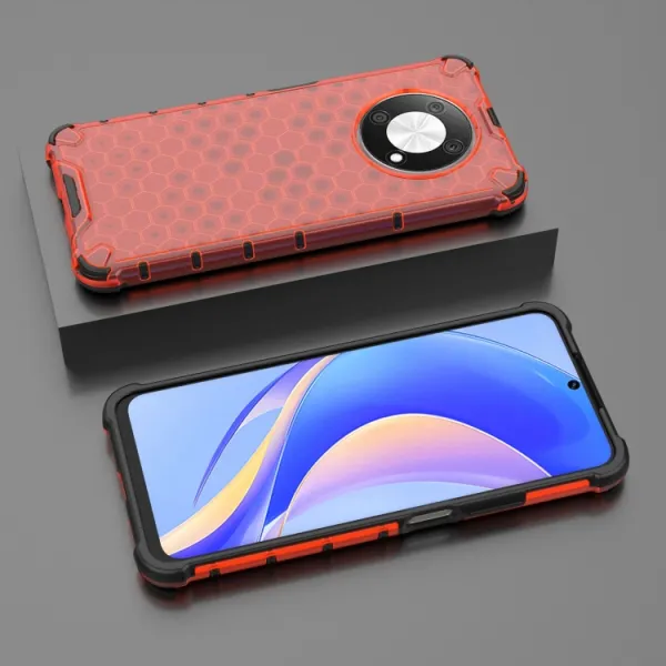 HONEYCOMB Ochranný kryt Huawei Nova Y90 červený