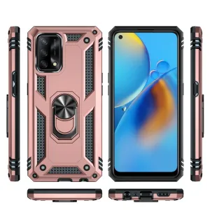 RING Obal s držiakom pre Oppo A74 ružový