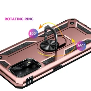 RING Obal s držiakom pre Oppo A74 ružový