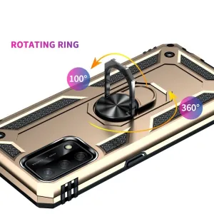 RING Obal s držiakom pre Oppo A74 zlatý