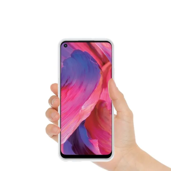 Silikónový kryt pre Oppo A74 priehľadný matný