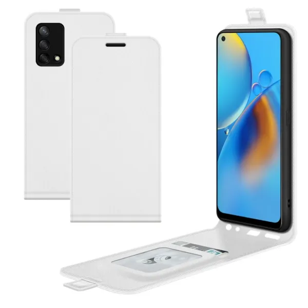 Vyklápacie puzdro Oppo A74 biele