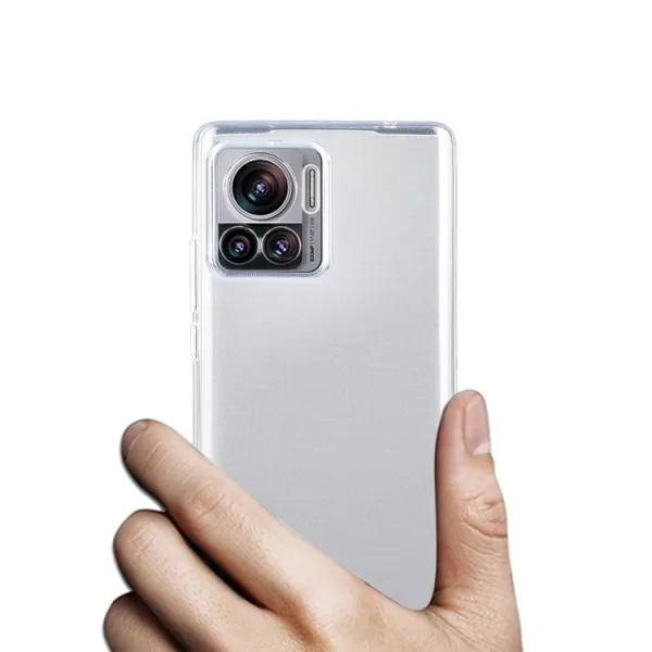 Silikónový kryt pre Motorola Edge 30 Ultra priehľadný