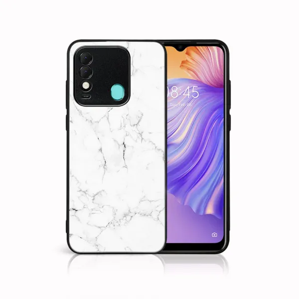 MY ART Ochranný obal Tecno Spark 8 -WHITE MARBLE (144)
