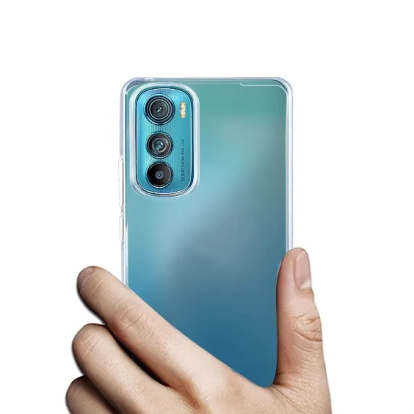 Silikónový kryt pre Motorola Edge 30 priehľadný