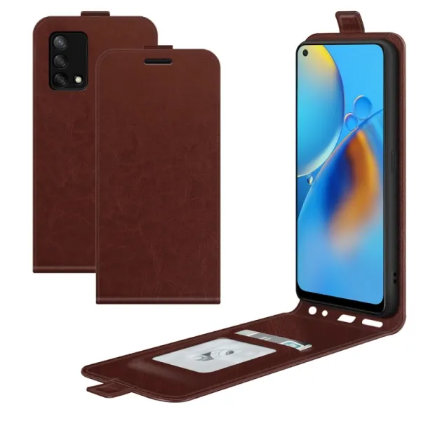 Vyklápacie puzdro Oppo A74 hnedé