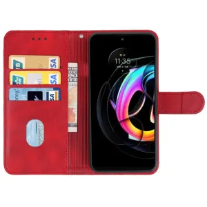 SMOOTH Peňaženkové puzdro pre Motorola Edge 30 Neo červený
