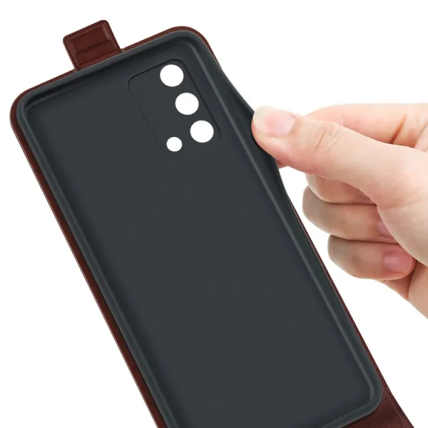 Vyklápacie puzdro Oppo A74 hnedé