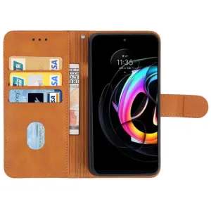 SMOOTH Peňaženkové puzdro pre Motorola Edge 30 Neo hnedé