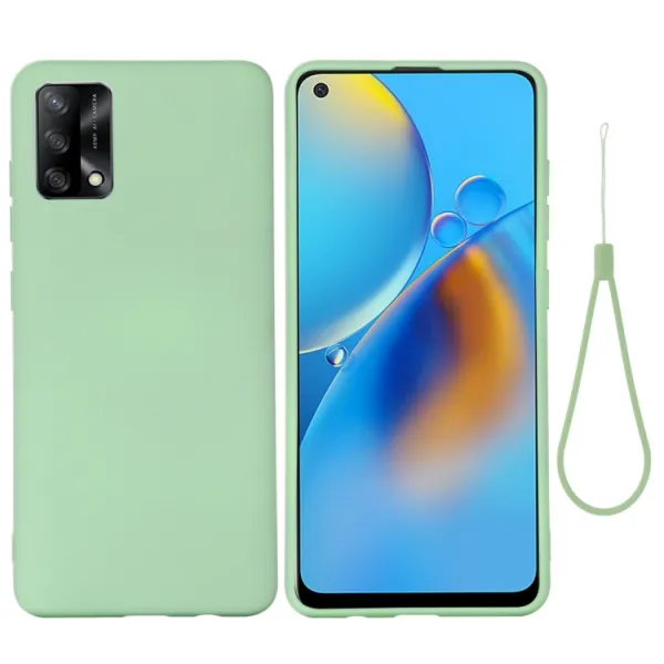 RUBBER Ochranný kryt pre Oppo A74 zelený