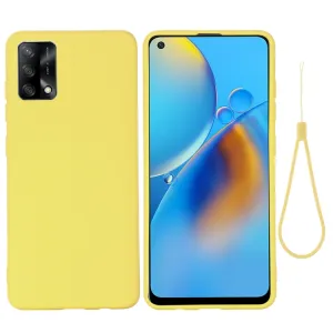 RUBBER Ochranný kryt pre Oppo A74 žltý