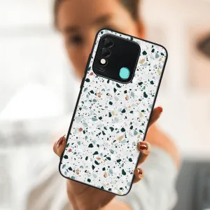 MY ART Ochranný obal Tecno Spark 8 -GREY TERRAZZO (163)