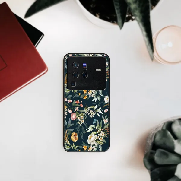 MY ART Ochranný obal Vivo X80 Pro -FLORAL (158)