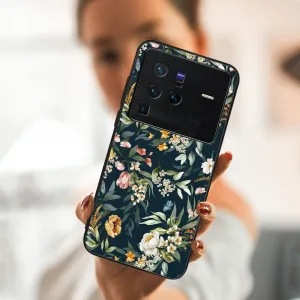 MY ART Ochranný obal Vivo X80 Pro -FLORAL (158)