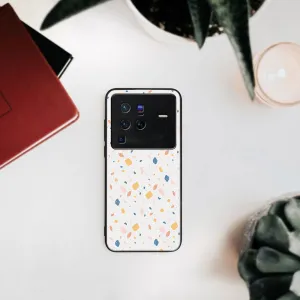 MY ART Ochranný obal Vivo X80 Pro -ORANGE TERRAZZO (165)