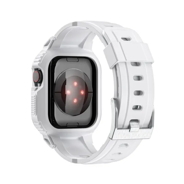 GLACIER Ochranné puzdro s remienkom Apple Watch Ultra 1 / 2 / 3 49mm biele