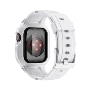 GLACIER Ochranné puzdro s remienkom Apple Watch Ultra 1 / 2 / 3 49mm biele