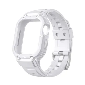 GLACIER Ochranné puzdro s remienkom Apple Watch Ultra 1 / 2 / 3 49mm biele