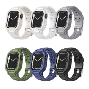 GLACIER Ochranné puzdro s remienkom Apple Watch Ultra 1 / 2 / 3 49mm čierne