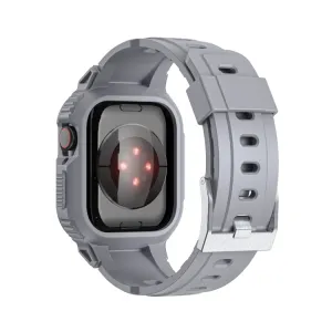 GLACIER Ochranné puzdro s remienkom Apple Watch Ultra 1 / 2 / 3 49mm šedé