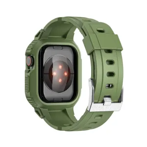 GLACIER Ochranné puzdro pre Apple Watch 9 / 8 / 7 (45mm) / 6 / SE / 5 / 4 (44mm) / 1, 2, 3 (42mm) zelené