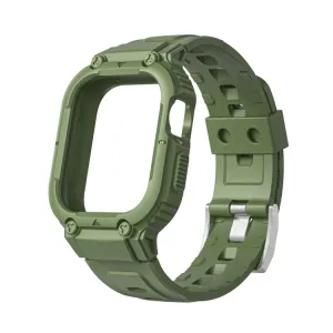 GLACIER Ochranné puzdro pre Apple Watch 9 / 8 / 7 (45mm) / 6 / SE / 5 / 4 (44mm) / 1, 2, 3 (42mm) zelené