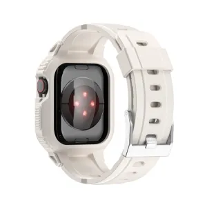 GLACIER Ochranné puzdro s remienkom Apple Watch Ultra 1 / 2 / 3 49mm béžové