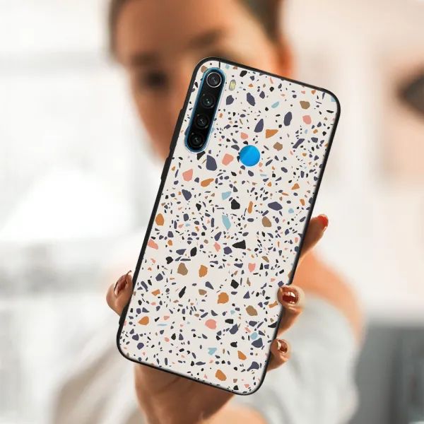 MY ART Ochranný obal Xiaomi Redmi Note 8 -BEIGE TERRAZZO (162)