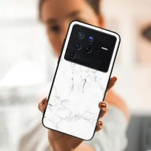 MY ART Ochranný obal Vivo X80 Pro -WHITE MARBLE (144)