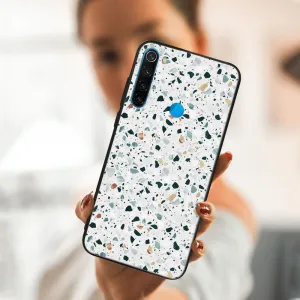 MY ART Ochranný obal Xiaomi Redmi Note 8 -GREY TERRAZZO (163)