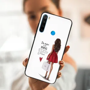 MY ART Ochranný obal Xiaomi Redmi Note 8 -RED DRESS (137)