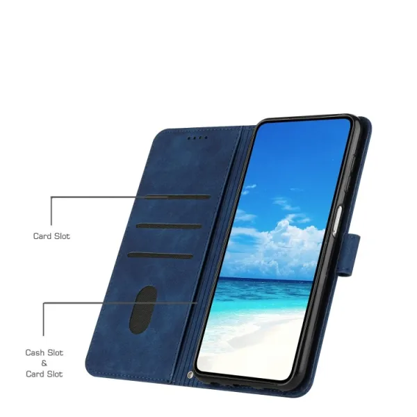 ART SMILE Peňaženkový kryt so šňúrkou Google Pixel 7 modrý