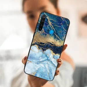 MY ART Ochranný obal Xiaomi Redmi Note 8 -BLUE MARBLE (141)