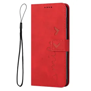 ART Peňaženkový kryt Infinix Note 12 / Note 12 Pro 5G SMILE červený