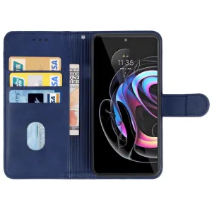 SMOOTH Peňaženkové puzdro pre Motorola Edge 30 Ultra modrý