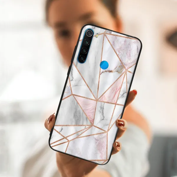MY ART Ochranný obal Xiaomi Redmi Note 8 -PINK MARBLE (143)