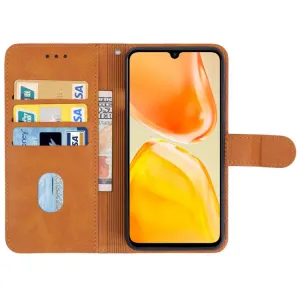 SMOOTH Peňaženkové puzdro pre Vivo X80 Lite 5G hnedý