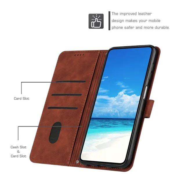 ART Peňaženkový kryt Infinix Note 12 / Note 12 Pro 5G SMILE hnedý