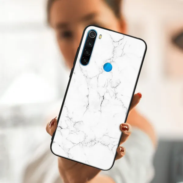 MY ART Ochranný obal Xiaomi Redmi Note 8 -WHITE MARBLE (144)