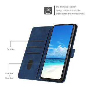 ART Peňaženkový kryt Infinix Note 12 / Note 12 Pro 5G SMILE modrý