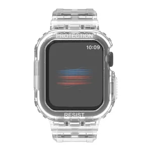 GLACIER Ochranné puzdro s remienkom Apple Watch Ultra 1 / 2 / 3 49mm priehľadné