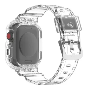 GLACIER Ochranné puzdro s remienkom Apple Watch Ultra 1 / 2 / 3 49mm priehľadné