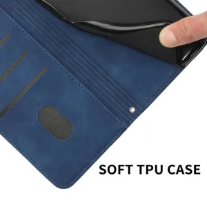ART SMILE Peňaženkový kryt so šnúrkou Tecno Camon 18 Premier modrý