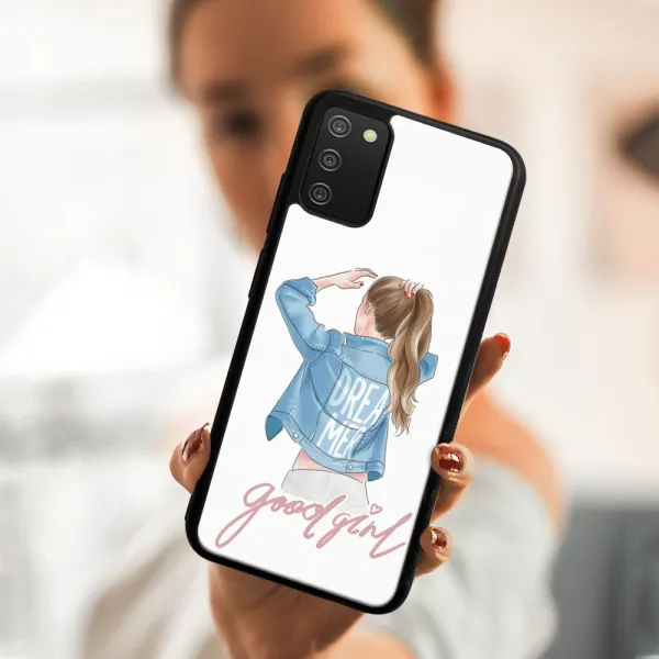 MY ART Ochranný obal Samsung Galaxy A02s -GOOD GIRL (130)