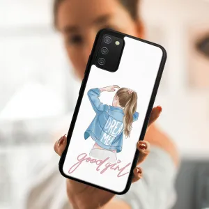 MY ART Ochranný obal Samsung Galaxy A02s -GOOD GIRL (130)