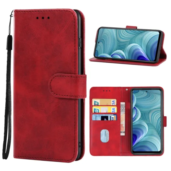 SMOOTH Peňaženkové puzdro pre Infinix Hot 11S / Hot 11S NFC červený